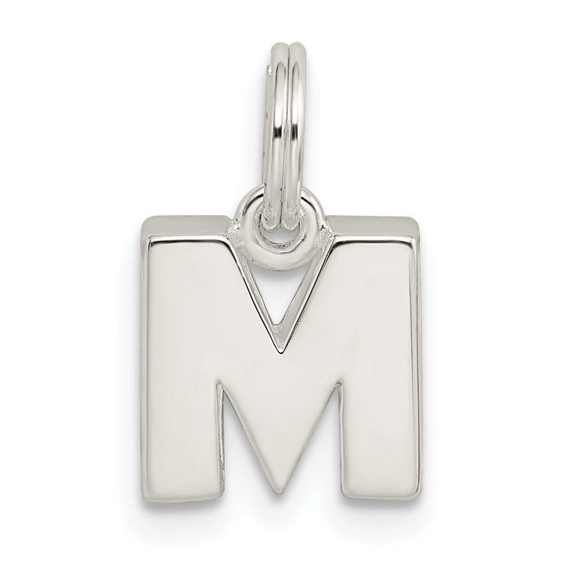 Sterlingsilber Buchstabe M Initiale Charm