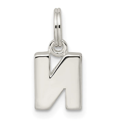 Sterlingsilber Buchstabe N Initiale Charm