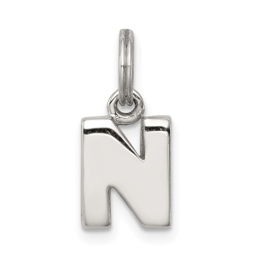 Sterlingsilber Buchstabe N Initiale Charm