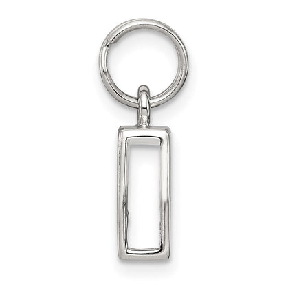 Sterlingsilber Buchstabe P Initiale Charm