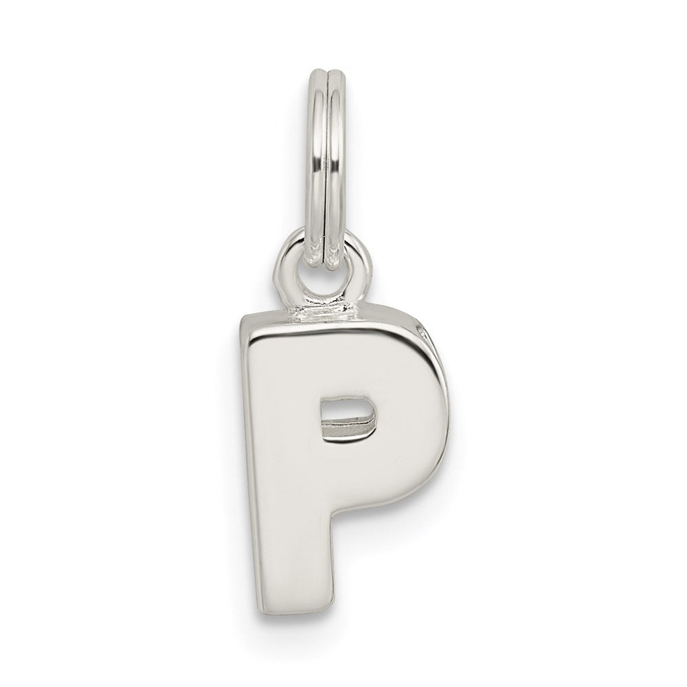Sterlingsilber Buchstabe P Initiale Charm