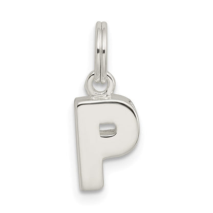 Sterlingsilber Buchstabe P Initiale Charm