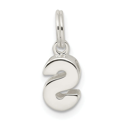 Sterlingsilber Buchstabe S Initiale Charm