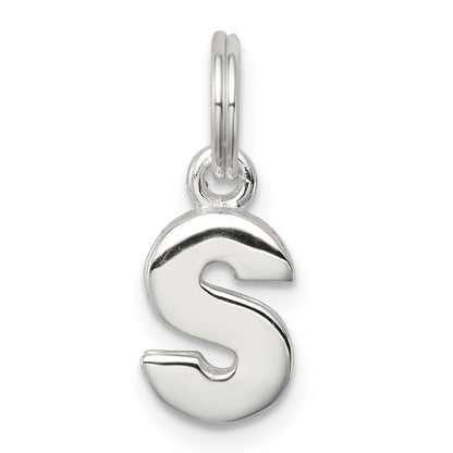 Sterlingsilber Buchstabe S Initiale Charm