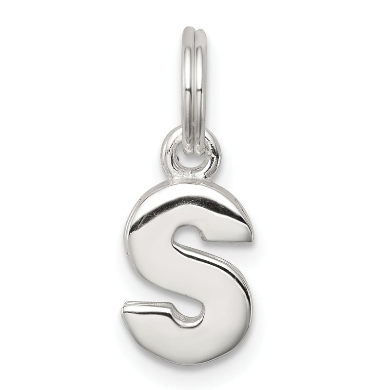 Sterlingsilber Buchstabe S Initiale Charm