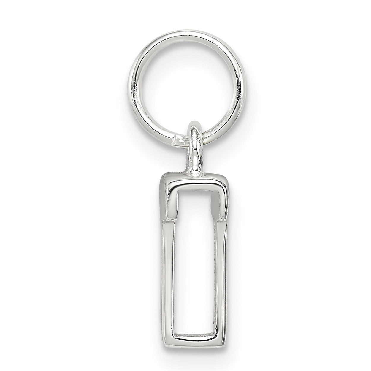 Sterlingsilber Buchstabe T Initiale Charm
