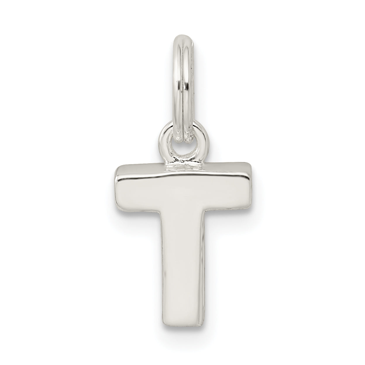 Sterlingsilber Buchstabe T Initiale Charm