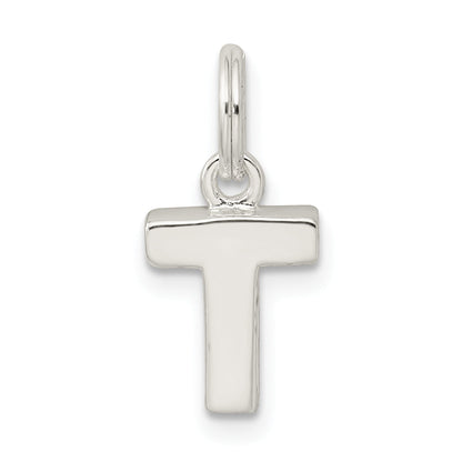 Sterlingsilber Buchstabe T Initiale Charm