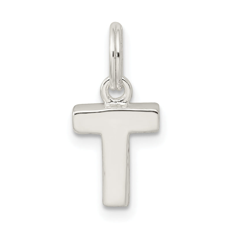 Sterlingsilber Buchstabe T Initiale Charm