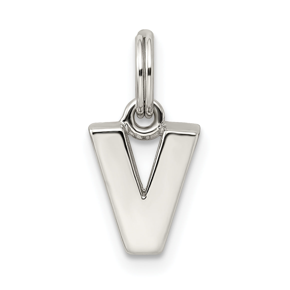 Sterlingsilber Buchstabe V Initiale Charm