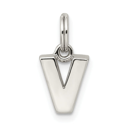 Sterlingsilber Buchstabe V Initiale Charm