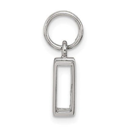 Sterlingsilber Buchstabe W Initiale Charm