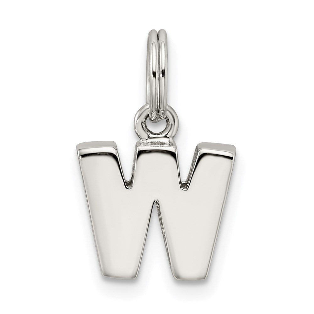 Sterlingsilber Buchstabe W Initiale Charm