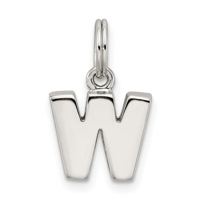Sterlingsilber Buchstabe W Initiale Charm