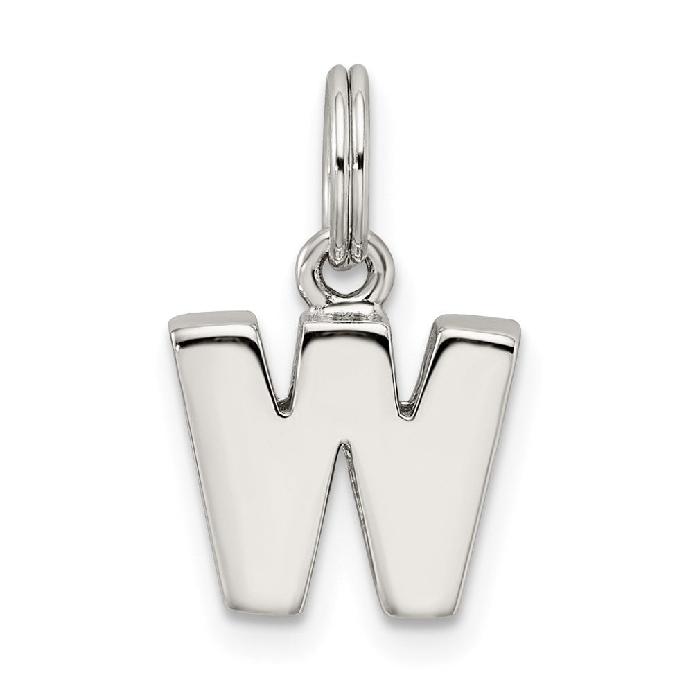 Sterlingsilber Buchstabe W Initiale Charm