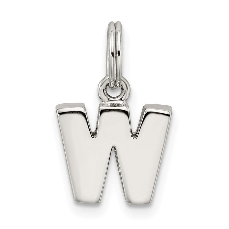 Sterlingsilber Buchstabe W Initiale Charm