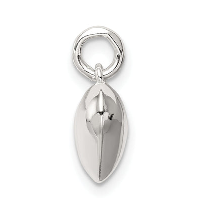 Sterlingsilber Poliert Puff Herz Charm