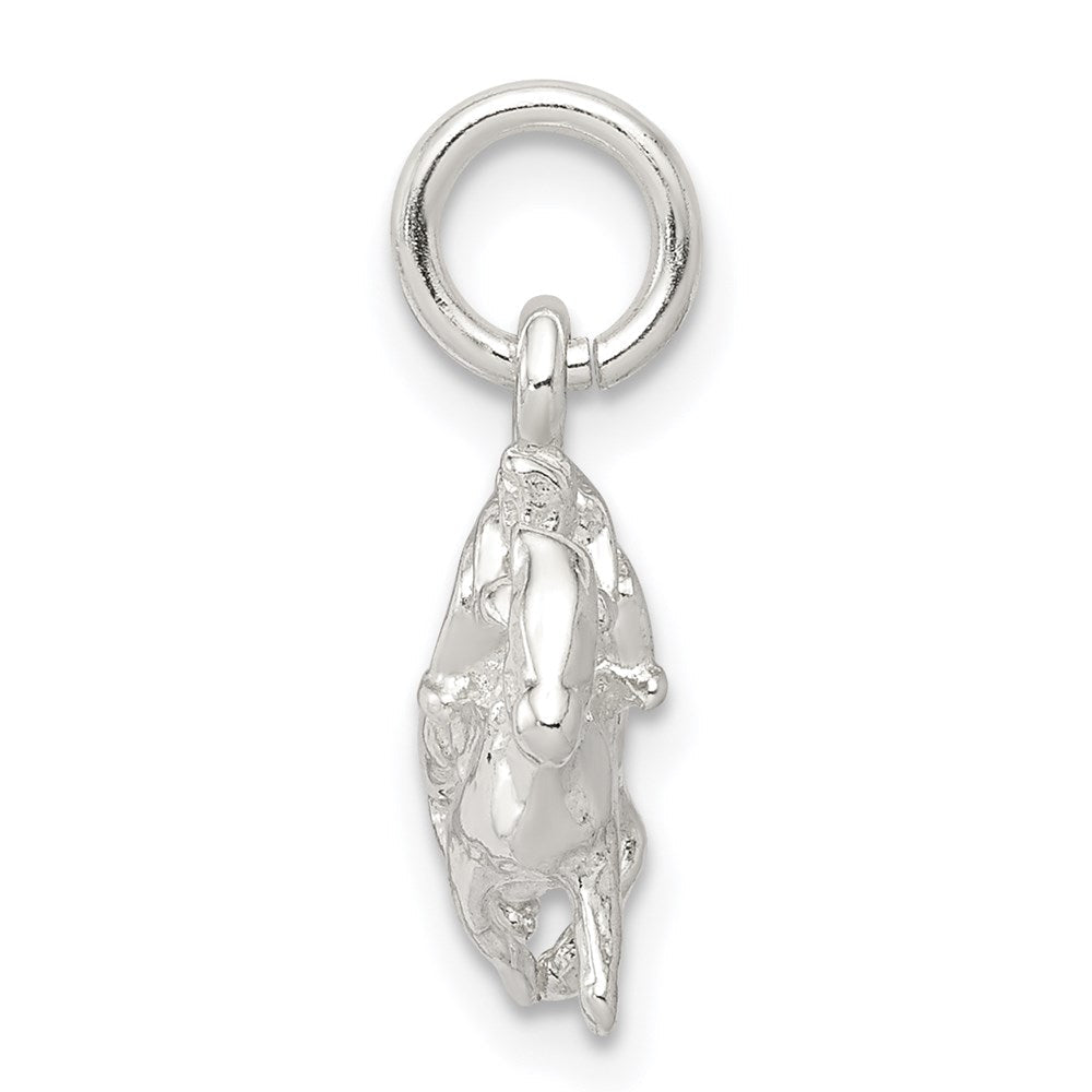 Sterlingsilber Pferd mit Rider Charm
