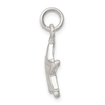 Sterlingsilber Sheriff Abzeichen Charm
