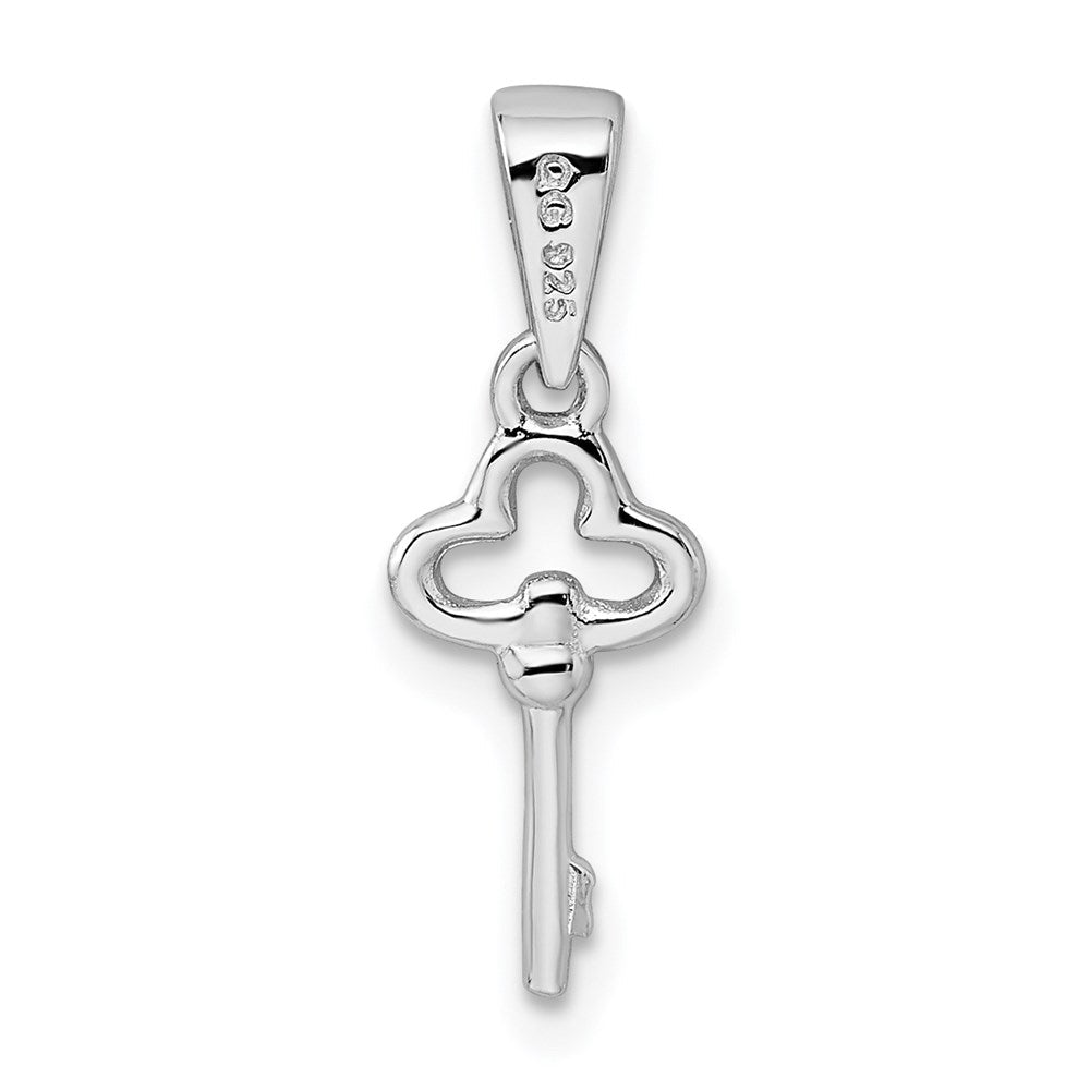 Sterlingsilber Rhodiniert Kinder Key Anhänger