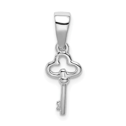 Sterlingsilber Rhodiniert Kinder Key Anhänger