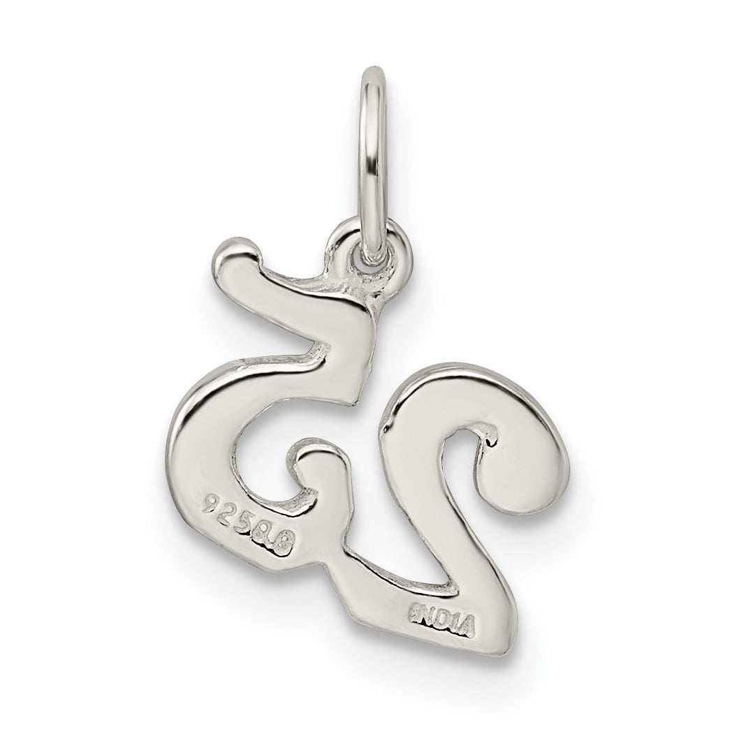 Sterlingsilber Poliert 25 Charm