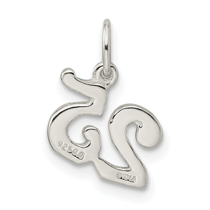Sterlingsilber Poliert 25 Charm