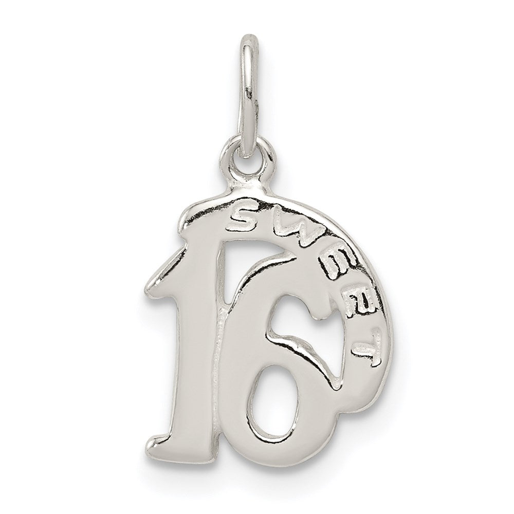 Sterlingsilber Poliert Süß 16 Charm