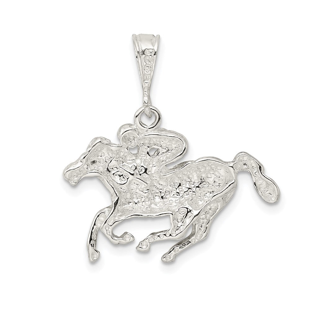 Sterlingsilber Race Pferd Charm