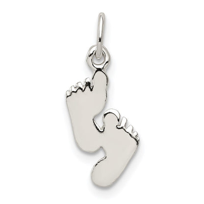 Sterlingsilber Poliert Feet Anhänger
