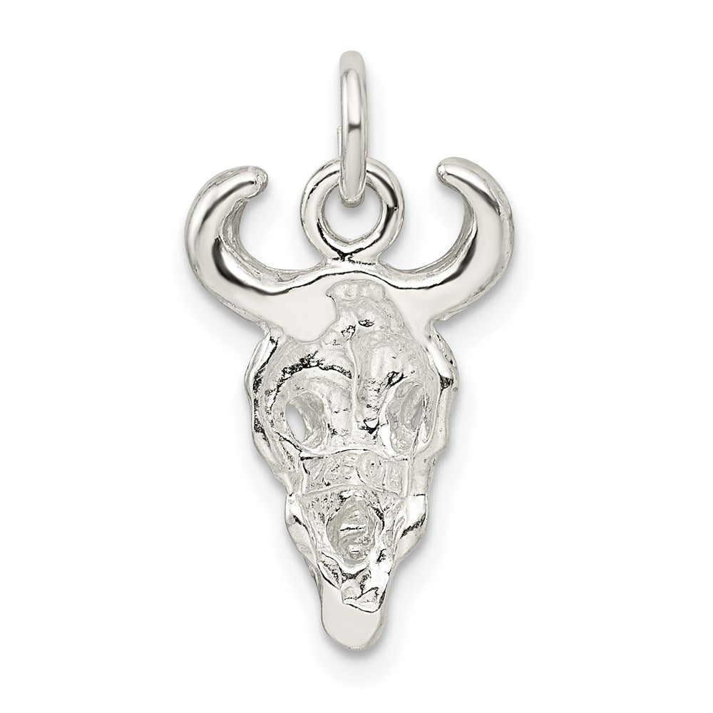 Sterlingsilber Totenkopf Charm