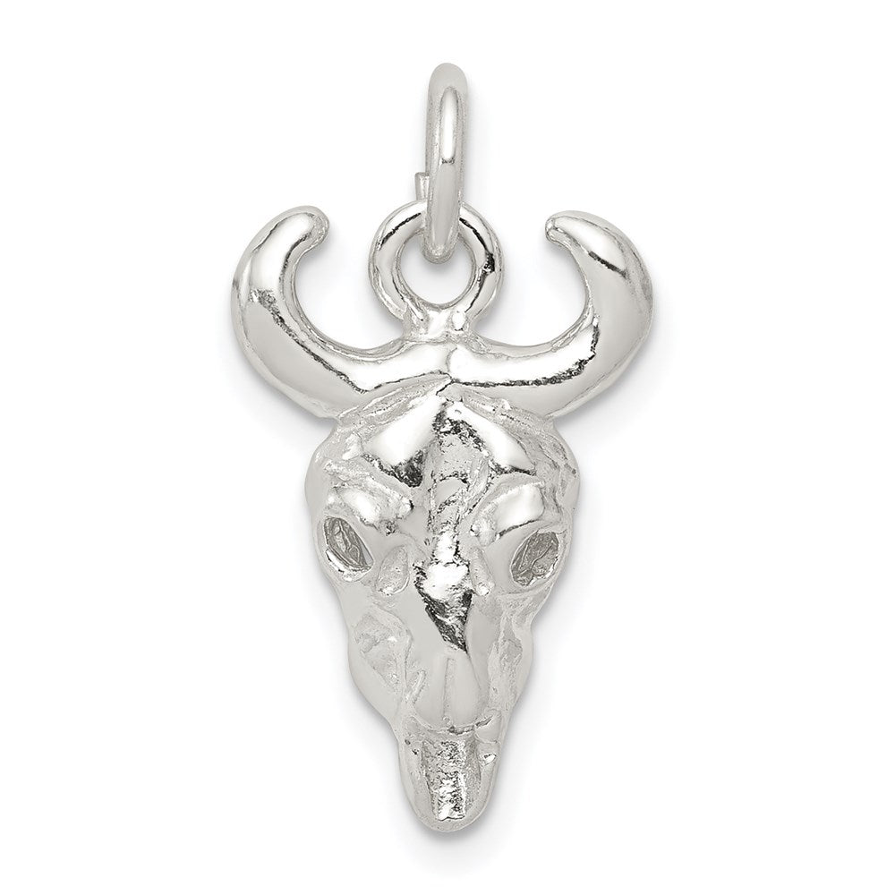 Sterlingsilber Totenkopf Charm