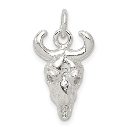 Sterlingsilber Totenkopf Charm