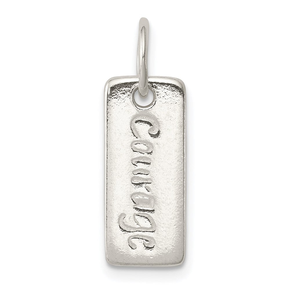 Sterlingsilber Poliert Courage/survivor Wendbar Charm