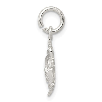 Sterlingsilber Poliert Face in Sonne Anhänger