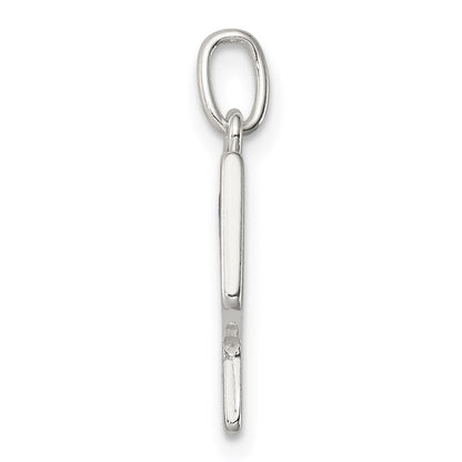 Sterlingsilber Poliert Emaille American Flag Anhänger