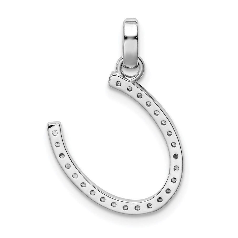 Sterlingsilber Rhodiniert Zirkonia Anhänger