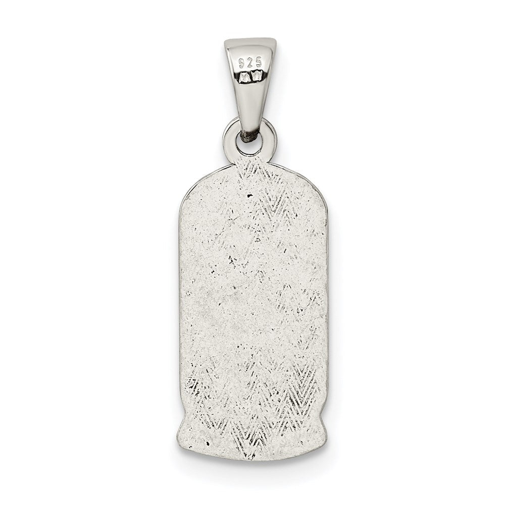 Sterlingsilber Antikisiert Mini Good Luck Icons Anhänger