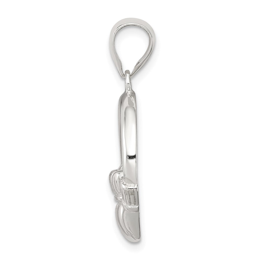 Sterlingsilber Claddagh Anhänger