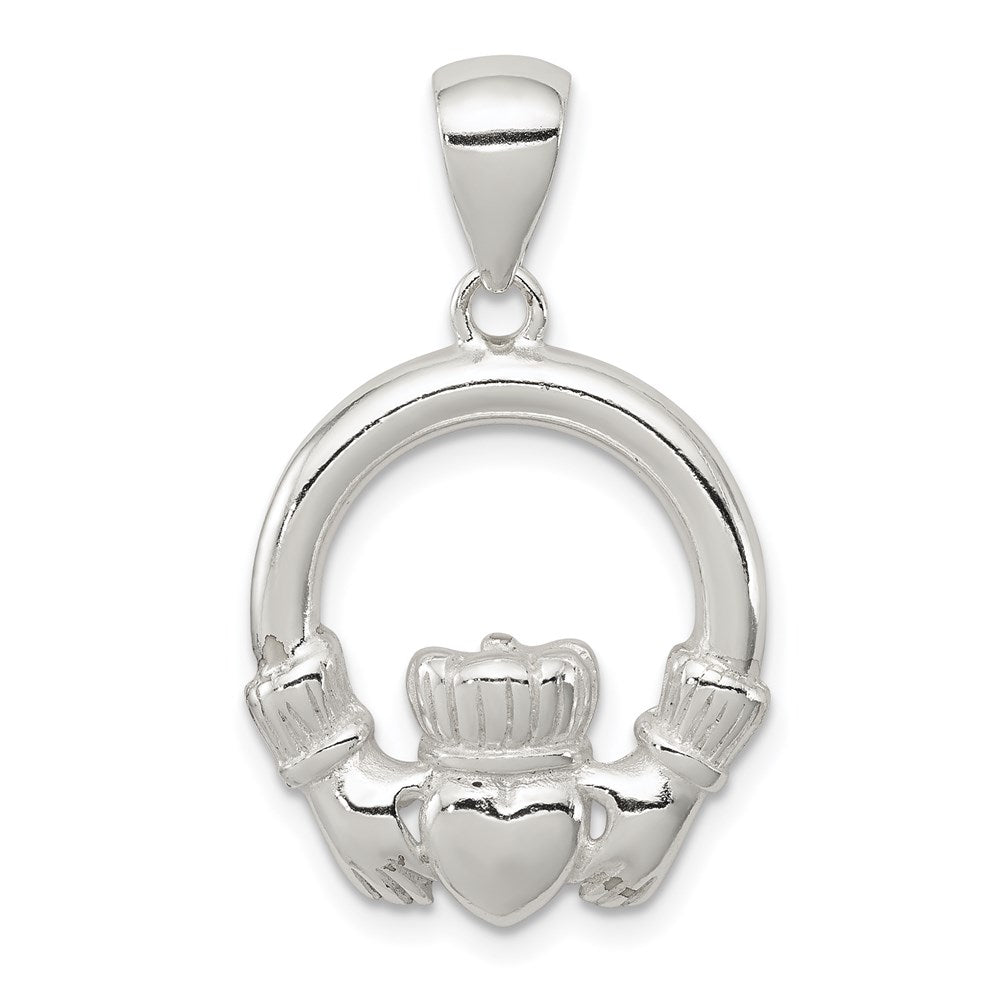 Sterlingsilber Claddagh Anhänger