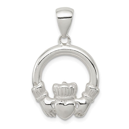 Sterlingsilber Claddagh Anhänger