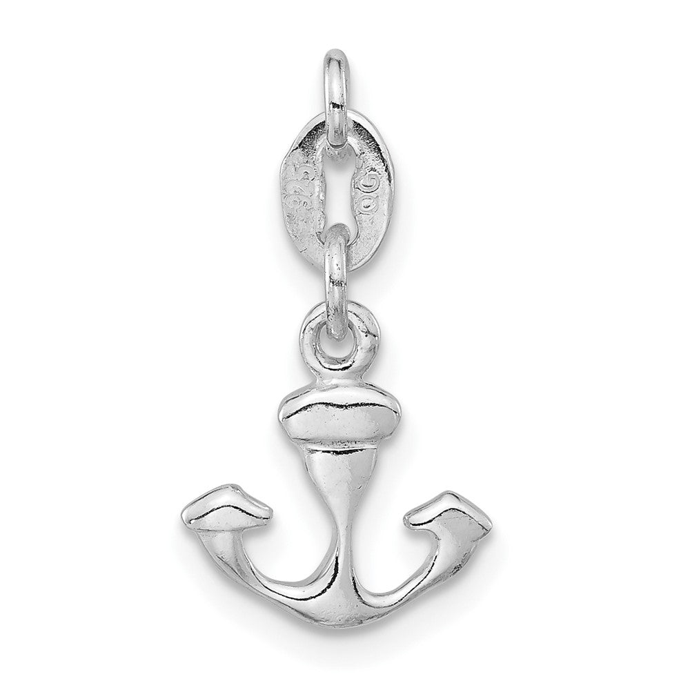 Sterlingsilber Poliert Anker Charm