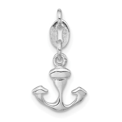 Sterlingsilber Poliert Anker Charm