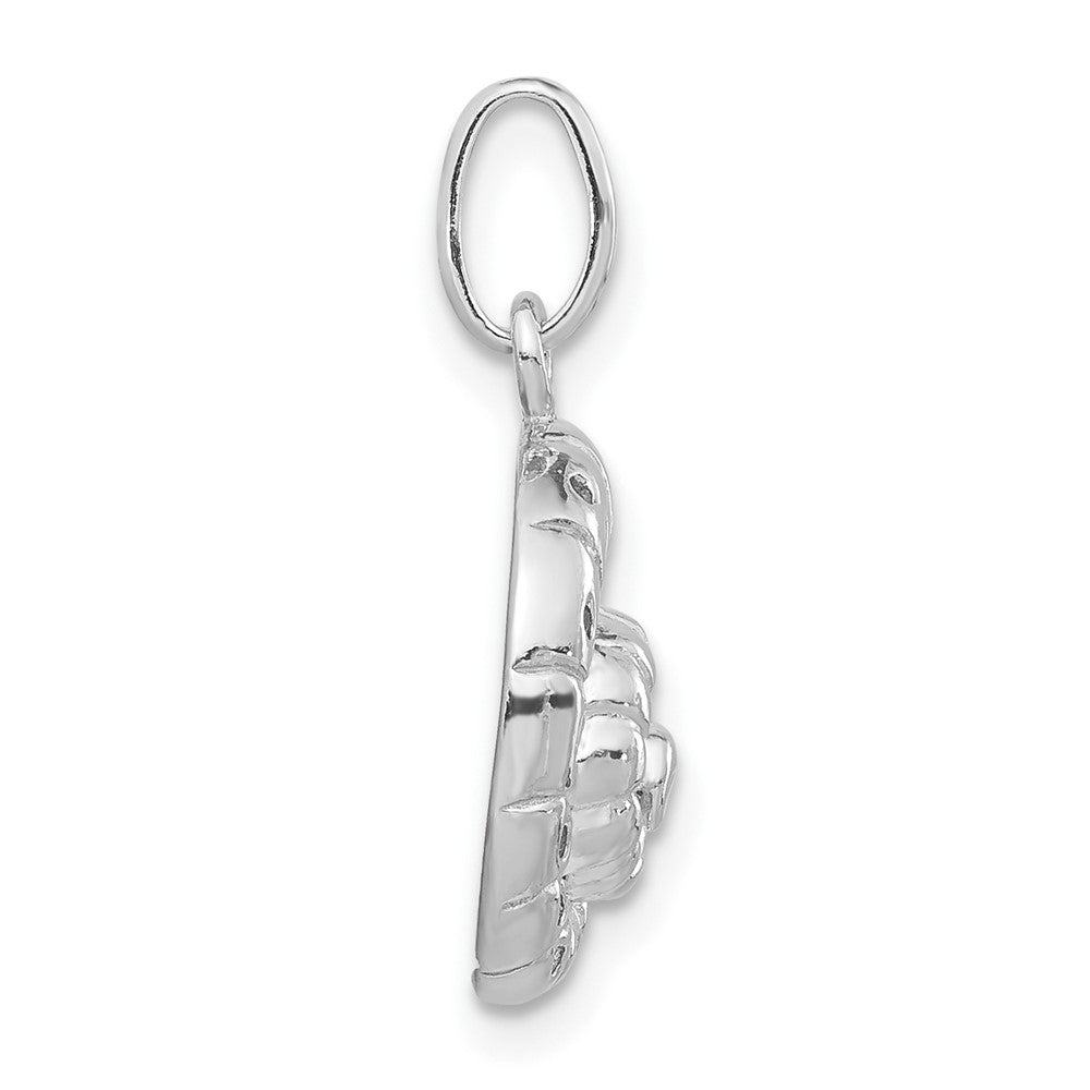 Sterlingsilber Poliert Seashell Charm