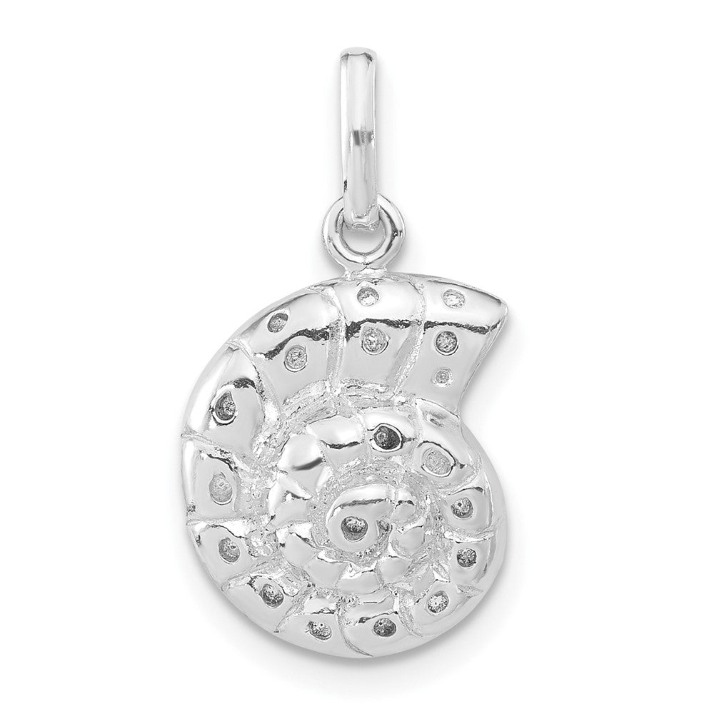 Sterlingsilber Poliert Seashell Charm
