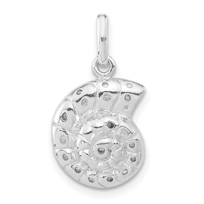 Sterlingsilber Poliert Seashell Charm