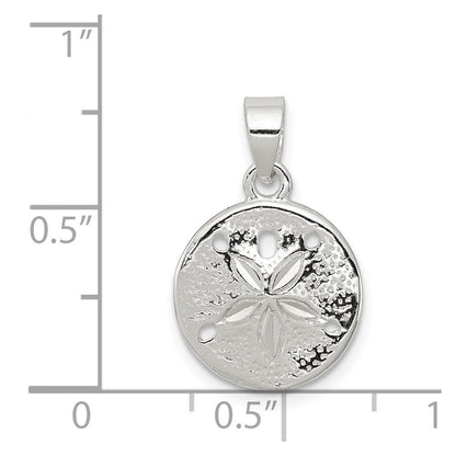 Sterlingsilber Poliert Sand Dollar Anhänger
