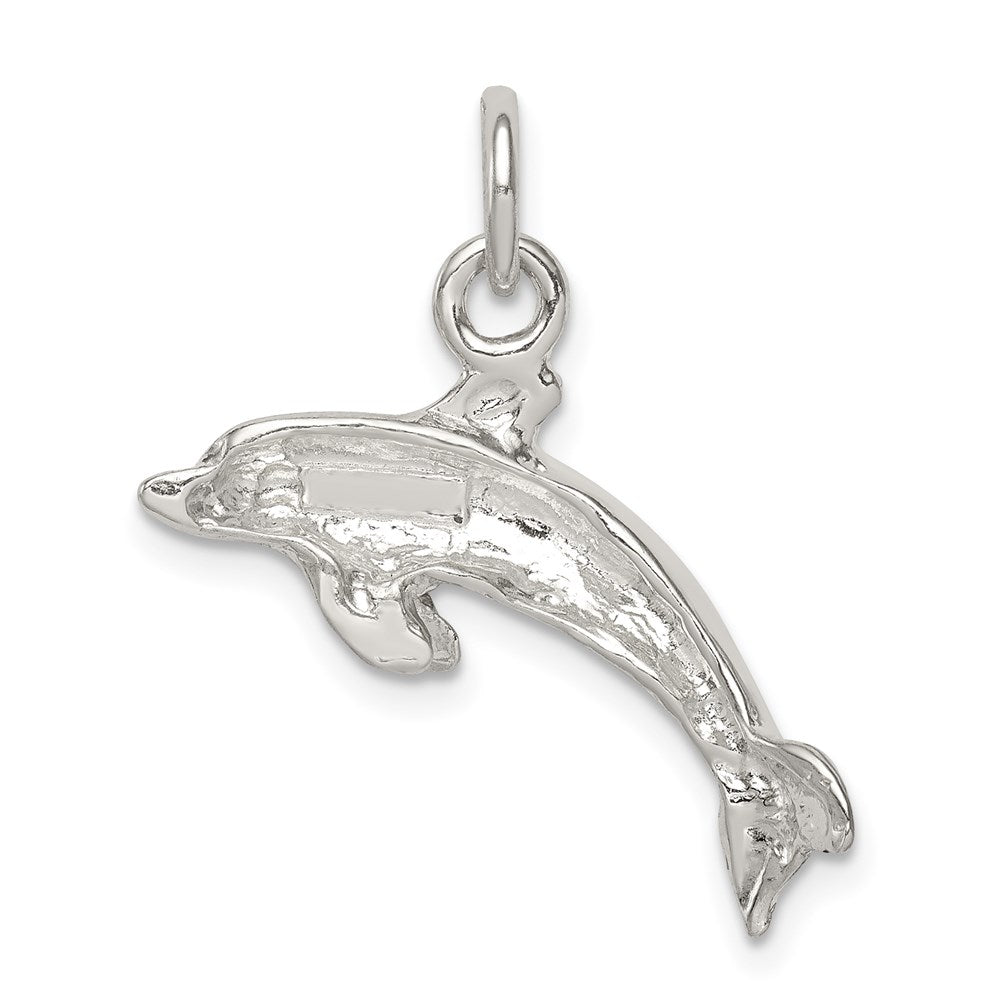 Sterlingsilber Poliert Delfin Anhänger