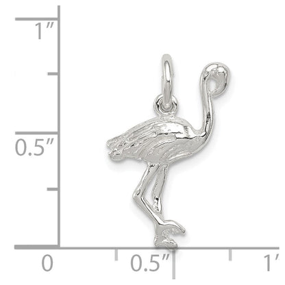 Sterlingsilber Flamingo Charm