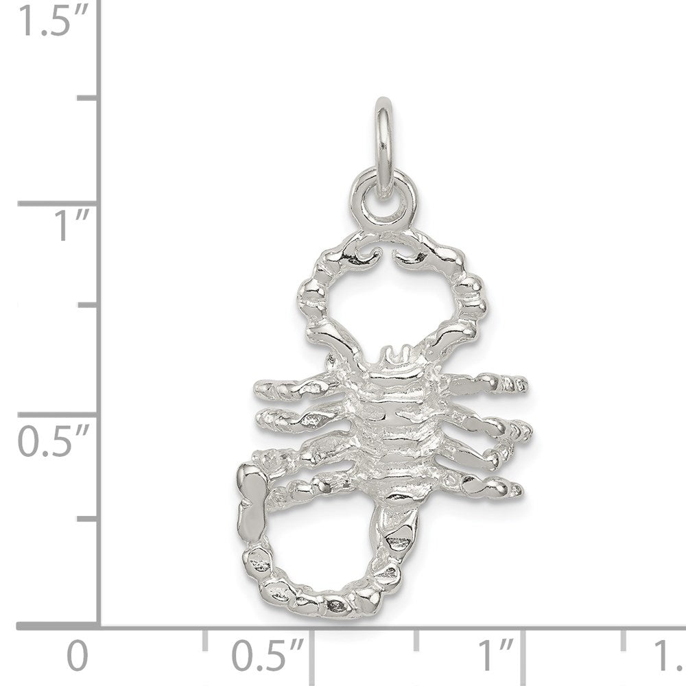 Sterlingsilber Poliert Scorpion Anhänger
